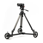 Sony FX3 cinema camera mounted on a Sachtler Ace tripod and Hyperdolly HY-01
